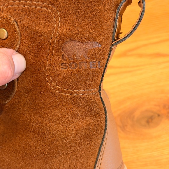 Sorel Explorer™ Lace WP in Velvet Tan/Chalk (Size 1 Little Kid) - Picture 6 of 9